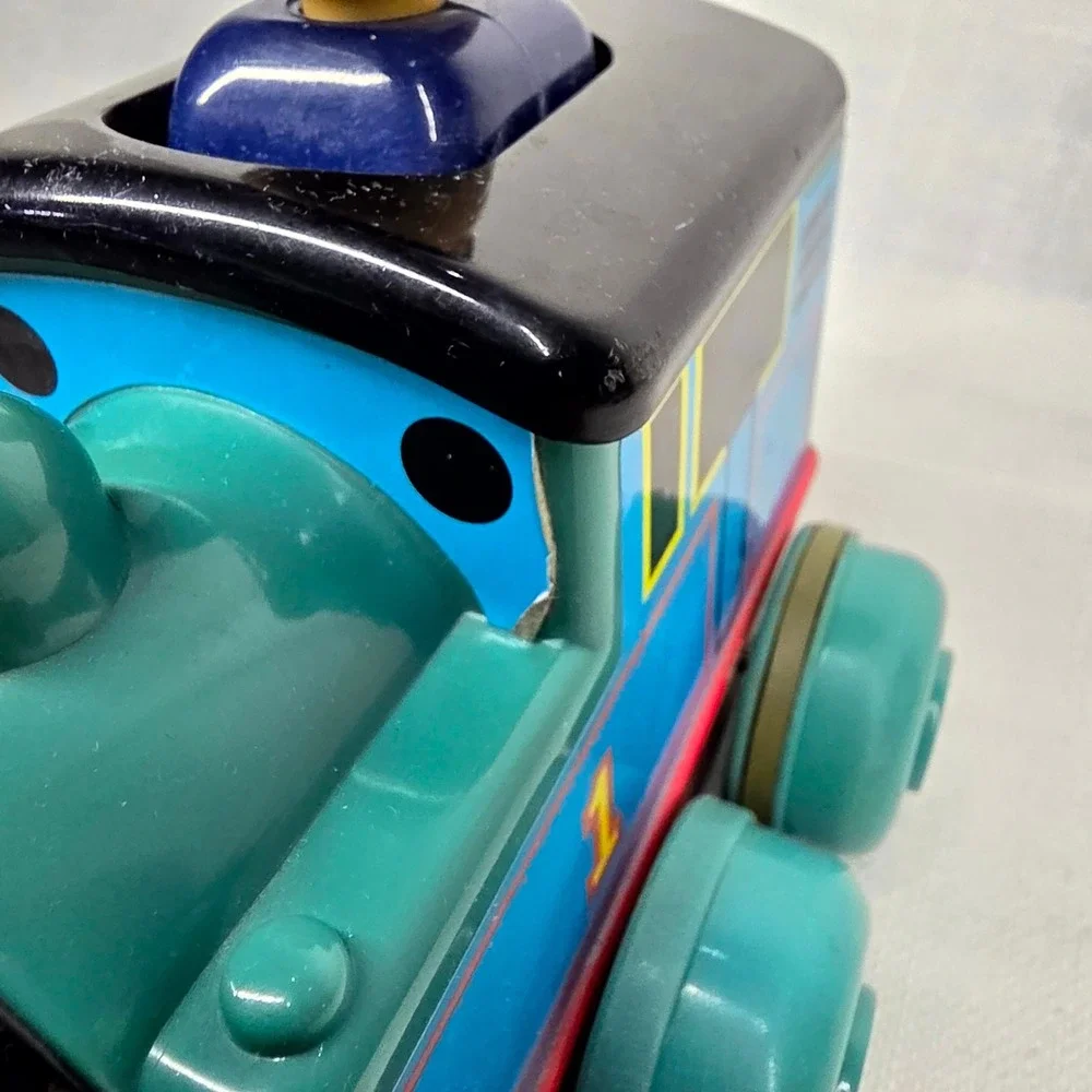 Thomas & Friends‎ Train Toy Vintage Blue Vintage Conductor Push Along Engine